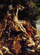The Raising of the Cross,, Peter Paul Rubens